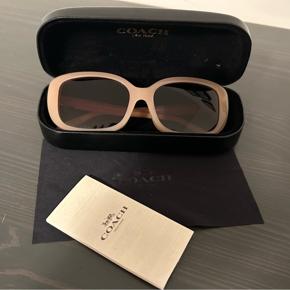 Coach Women's Tan Sunglasses